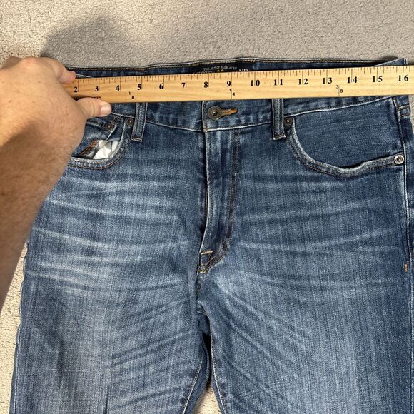 Lucky Brand Jeans Men’s Size 32x32 221 Original Straight Premium Italian Leather - Picture 5 of 16